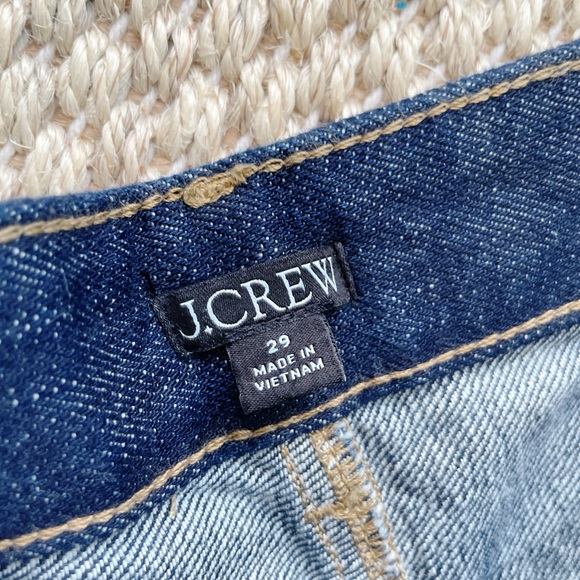 J.Crew Women’s Pleated Classic Blue Denim Women's Shorts - 9” ineam - Picture 4 of 9